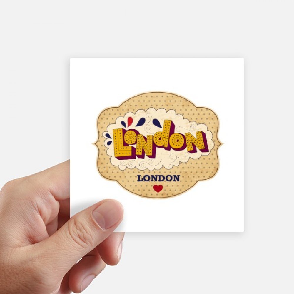 Sticker valise Londres Royaume-Uni 10CM pour retrouver son bagage