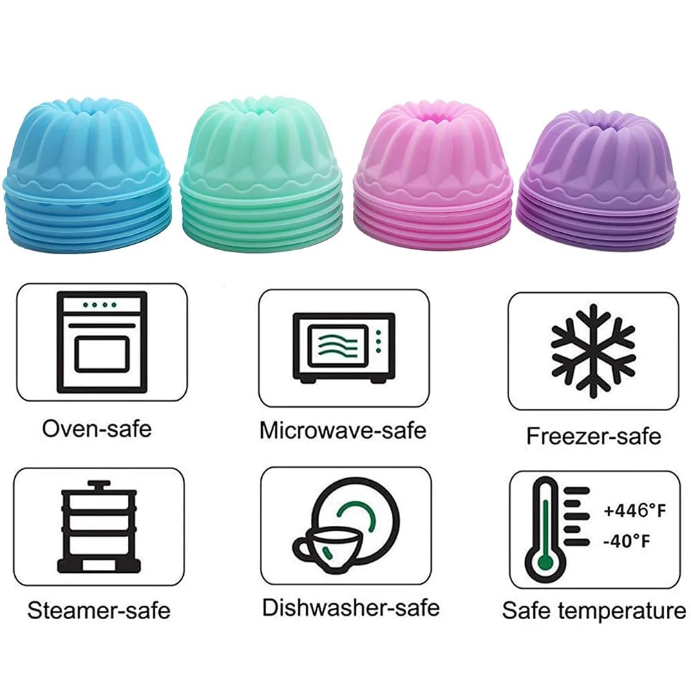 Chicago Metallic 44555 Glazed 20-Cavity Large Crown Muffin Pan