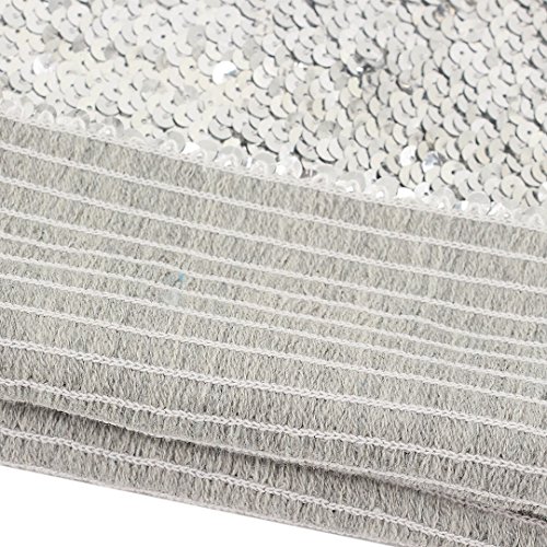 Naimo Women's Sparkly Bling Sequin Tube Top Sexy Stretchy Crop Top Party Costume Clubwear Camisoles (Silver) #TOP4