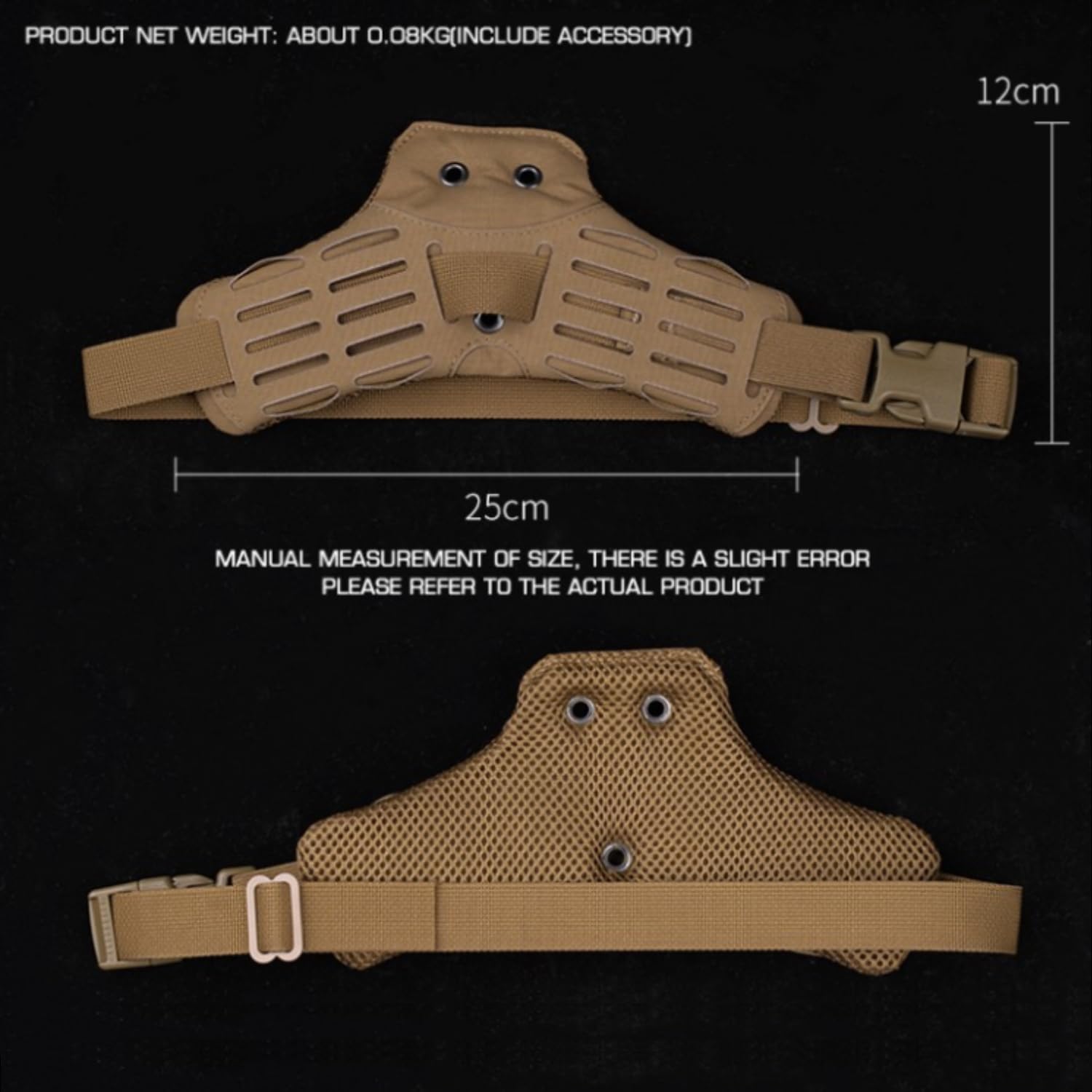 Adattatore Combinato per Fodero Tattico – Fodero da Coscia per Caccia con Kit QLS e Piattaforma Mid-Ride