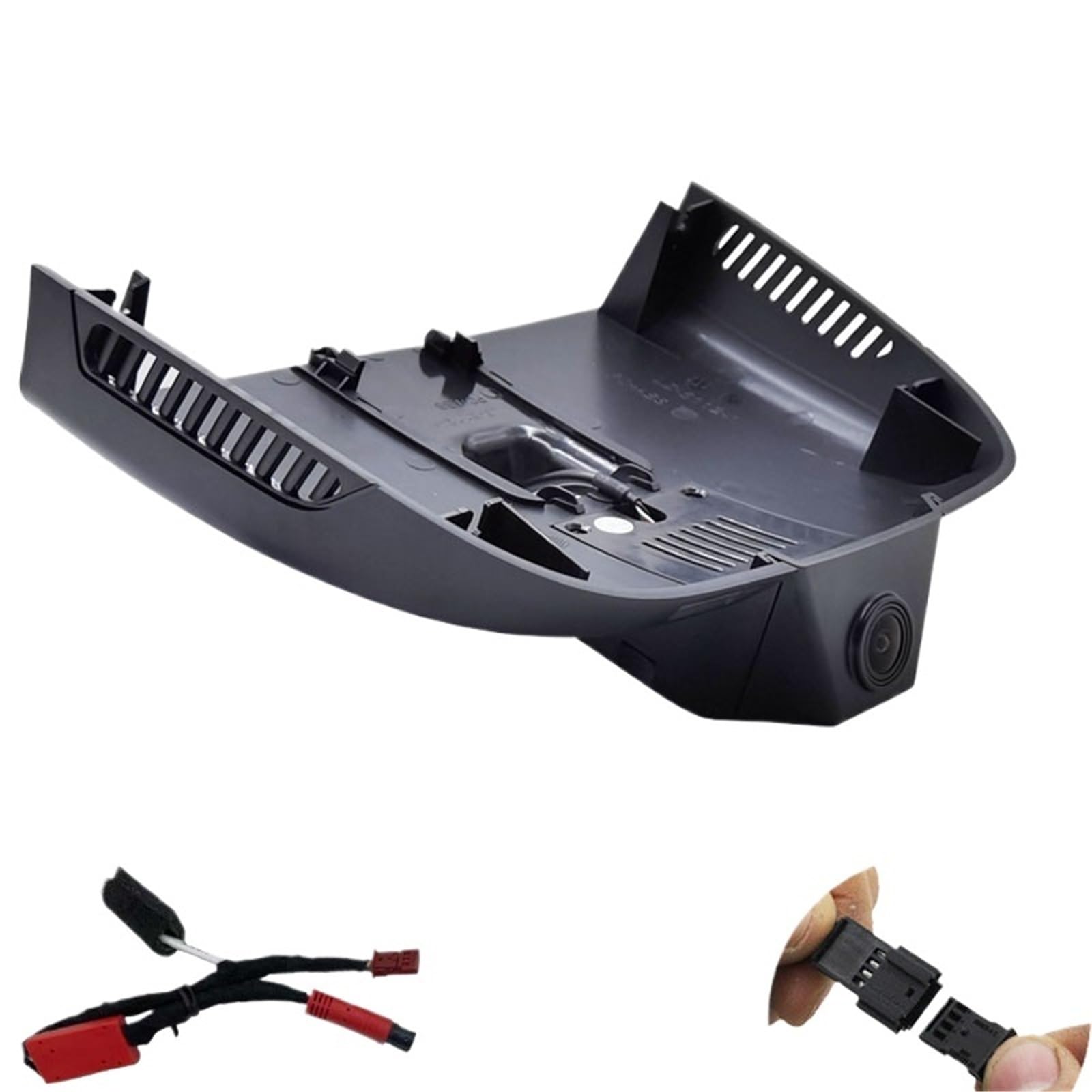 Car Dvr Dash Cam for 2016 2018 Black Two Cam Acc None