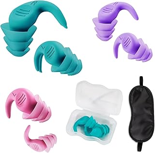 Sponsored Ad - Ear Plugs for Sleeping Noise Cancelling, Loop Quiet Ear Plugs, 3 Pairs of 33dB NRR Earplugs, Anti-Shedding ...