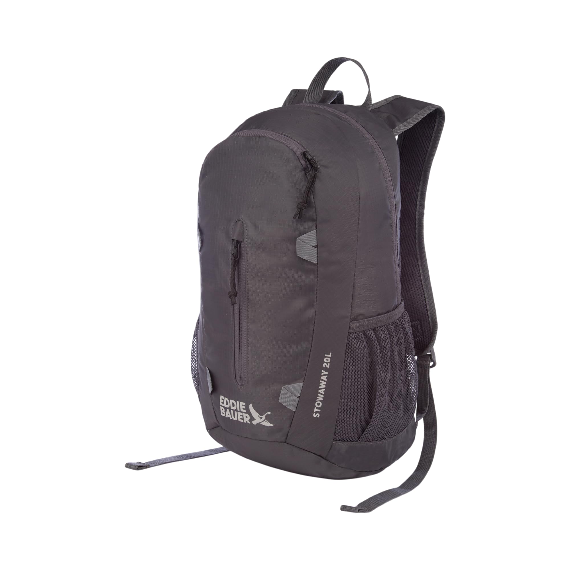 Stowaway Packable Backpack-Made from Ripstop Polyester, Onyx, 20L