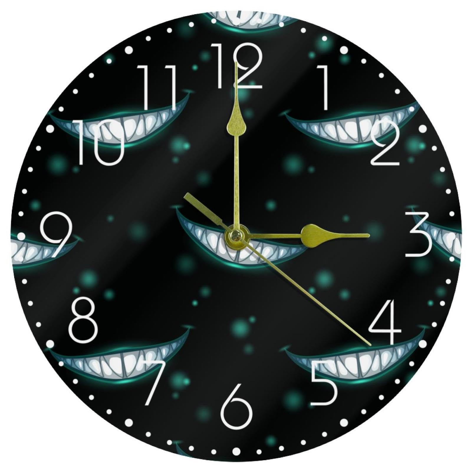 Horloge murale silencieuse sans tic-tac en acrylique pour chambre à coucher
