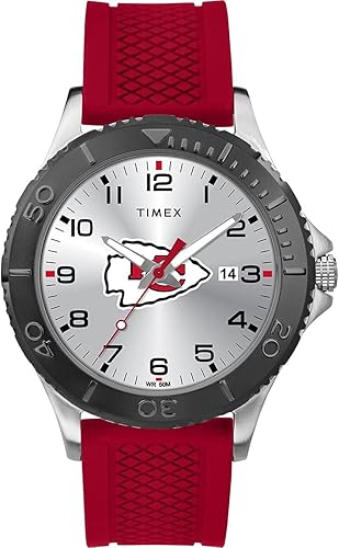 Timex Reloj NFL Gamer de 1.654 pulgadas Campeones del Super Bowl 2021 Tampa Bay Buccaneers (Modelo TW2V17200YZ)