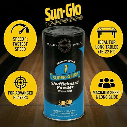 Miniatura 3 de Sun-Glo Paquete de seis cera de mesa Speed #1 Super-Glide para tabla de tejo