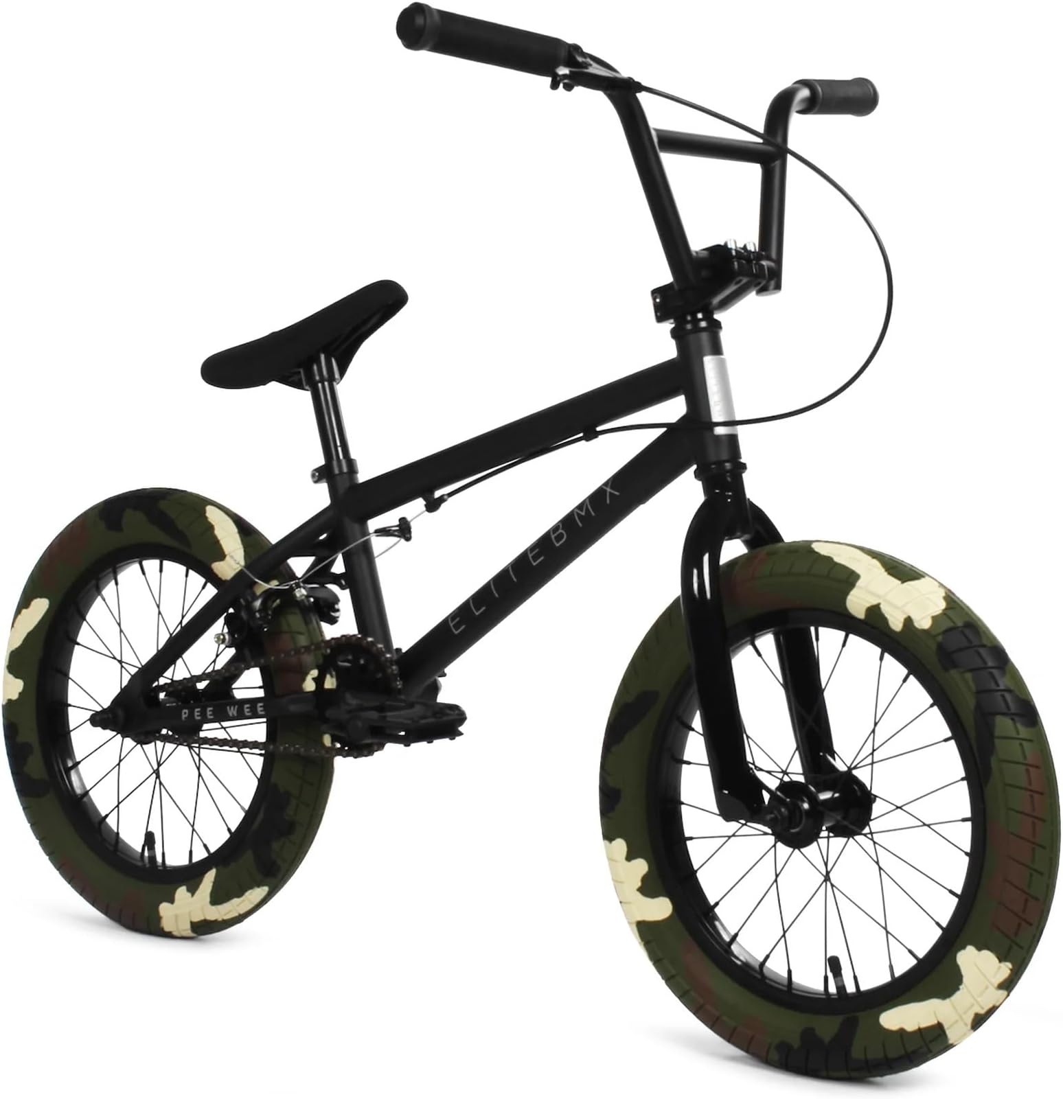Elite BMX Stealth Freestyle Bike for Youth & Adults, Durable Steel Frame, Available in 16", 18", and 20" Sizes