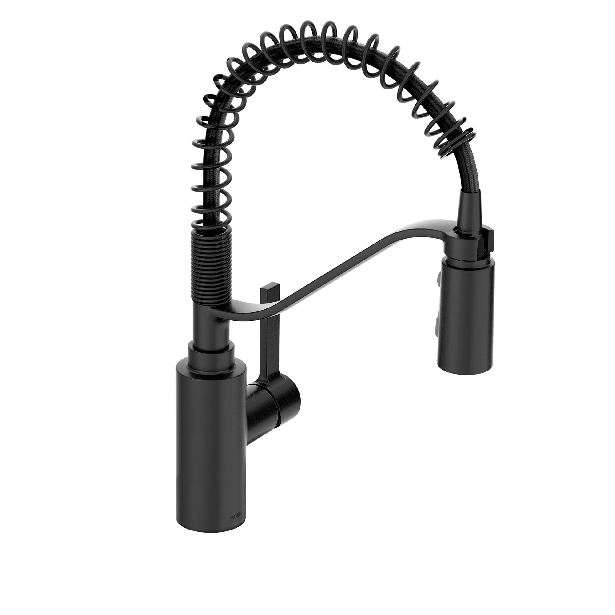 Moen Genta LX Matte Black Spring Faucet with Power Boost, Modern