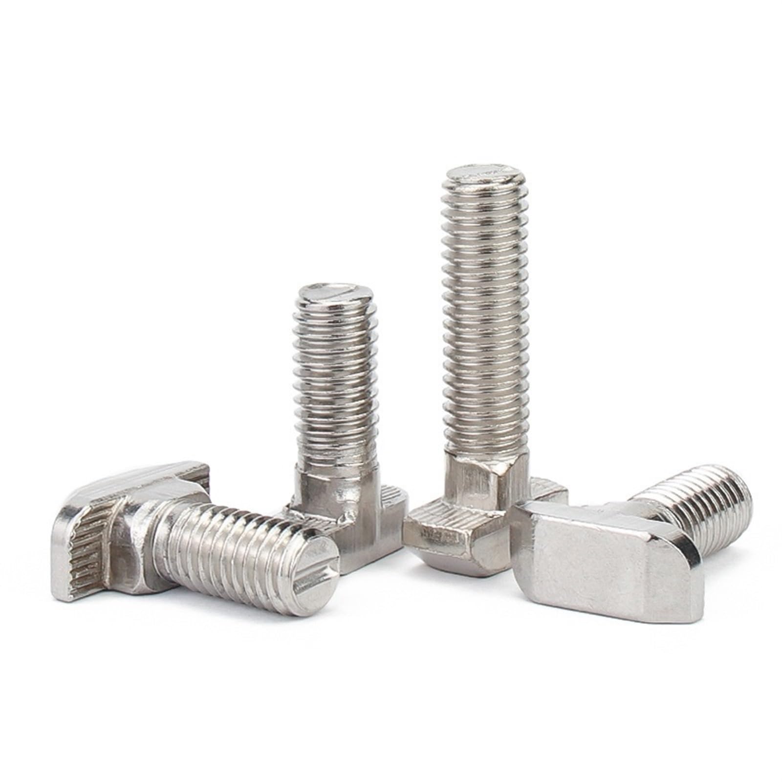 śruba typu T, 10 szt. /partia niklowanych stalowych śrub łączących M8 z aluminium(25mm)