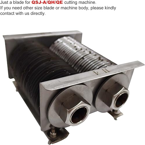 Miniatura 2 de BREVELTION Hoja de 0.157 in para 110 V QSJ-AQHQE Cortadora comercial para varias carnes y encurtidos sin cuerpo de máquina