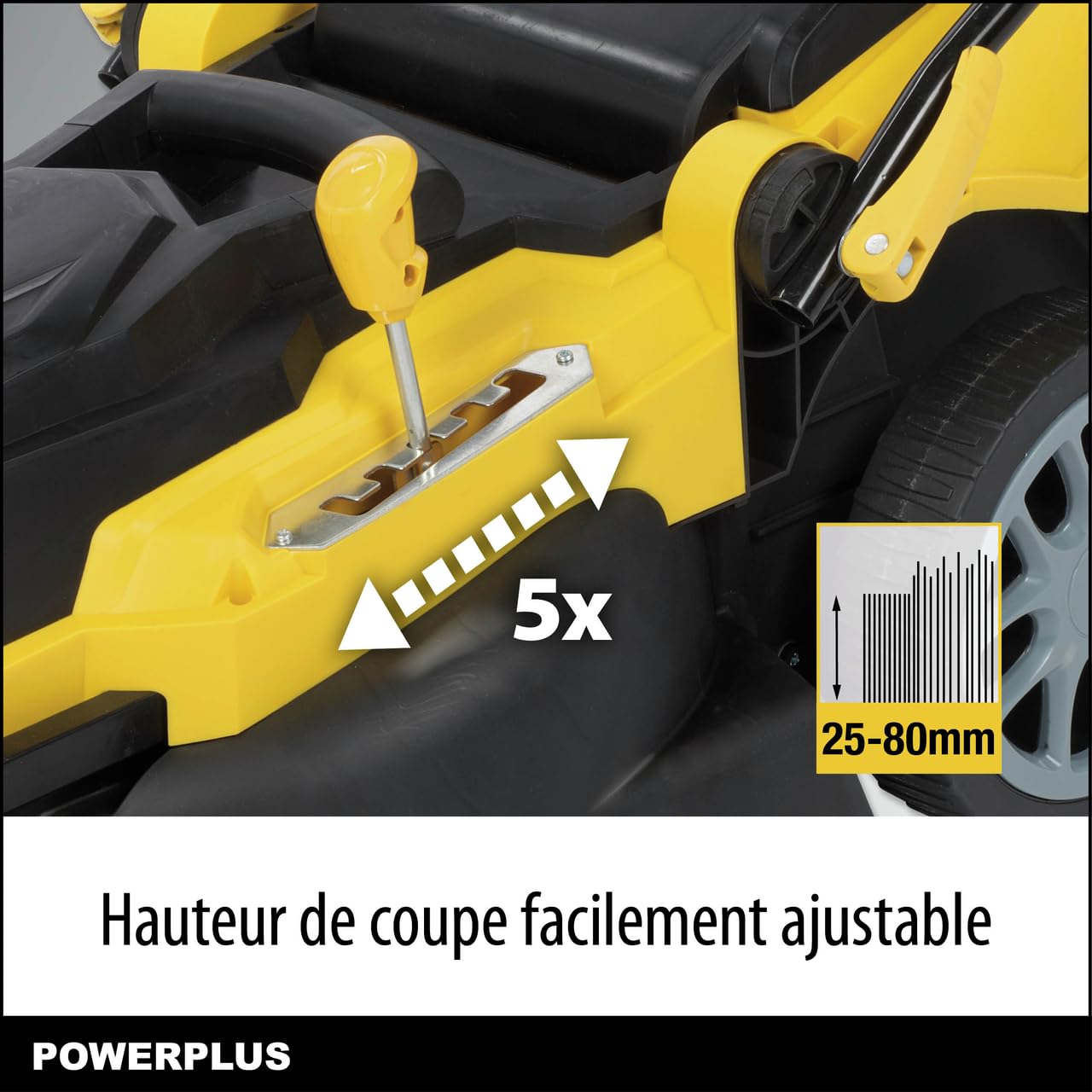 POWERPLUS Tondeuse electrique 2000W 42cm - Mulching