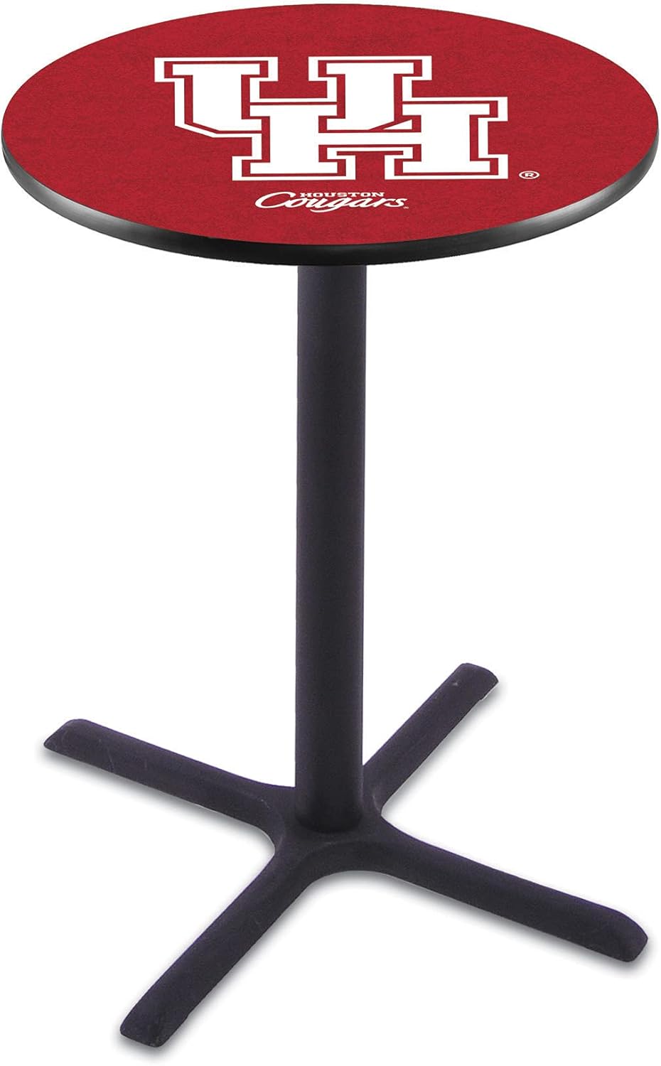 Holland Bar Stool Co. L211-42" Black Wrinkle Houston Pub Table with 36" Dia. top