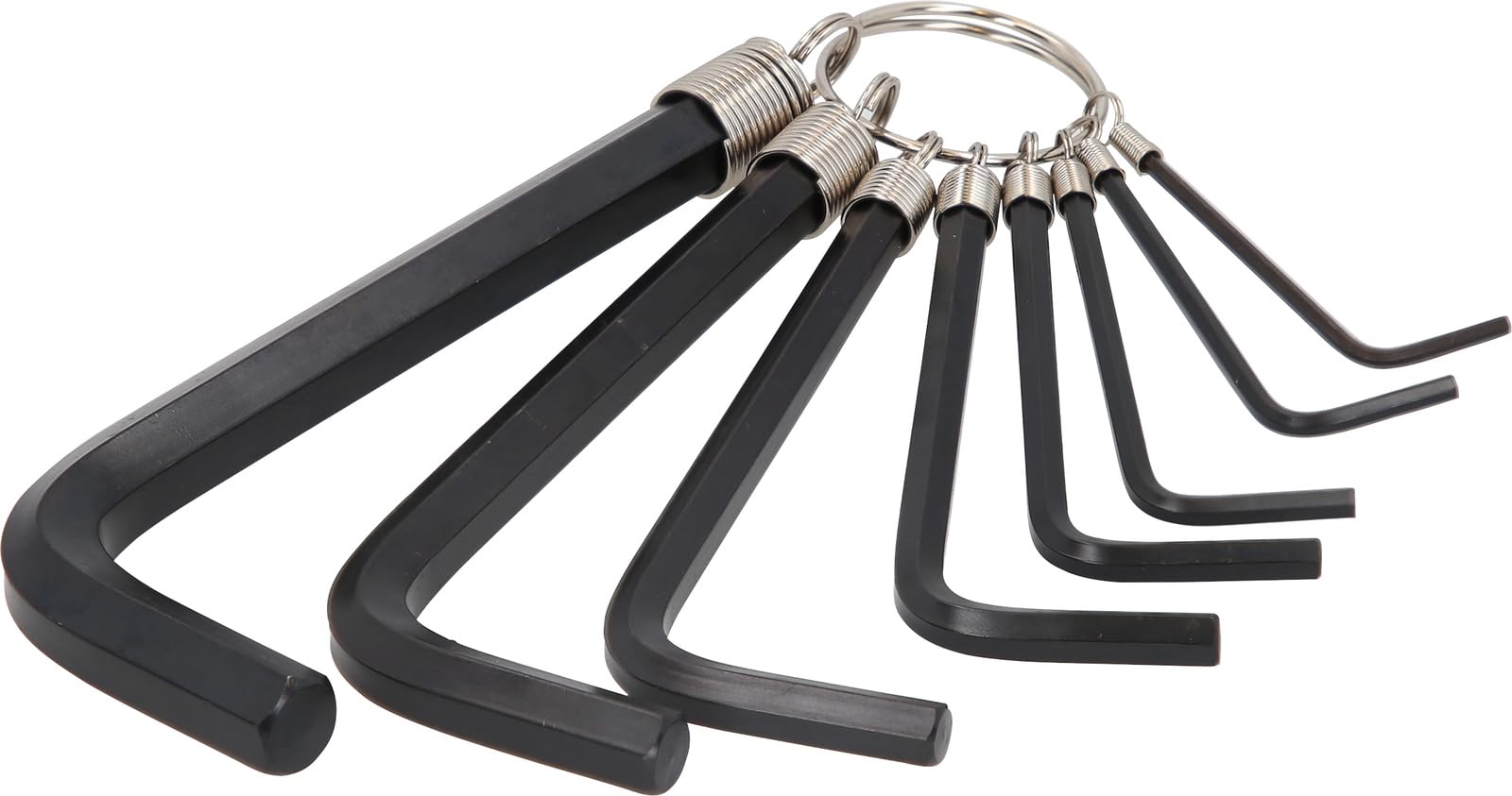 KS Tools 151.325 2-10mm Basic Key Wrench Set Hex (8 Pieces), Schwarz