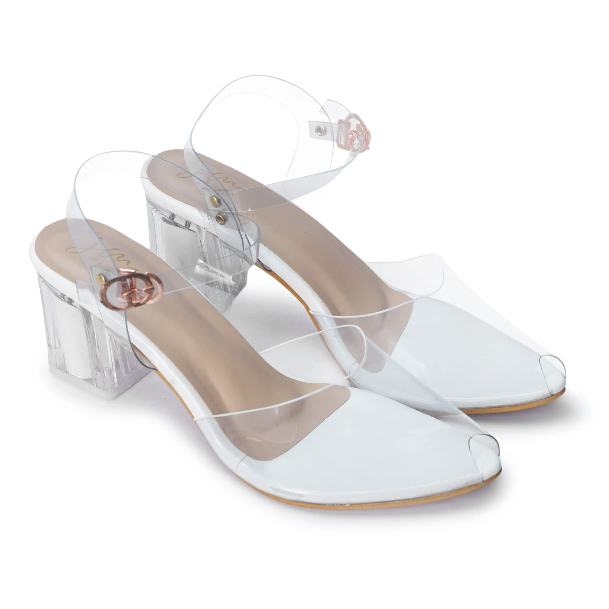 JM LOOKS Womens Transparent Top Heels (B0BFFSLW1Y) Amazon Price History, Amazon Price Tracker