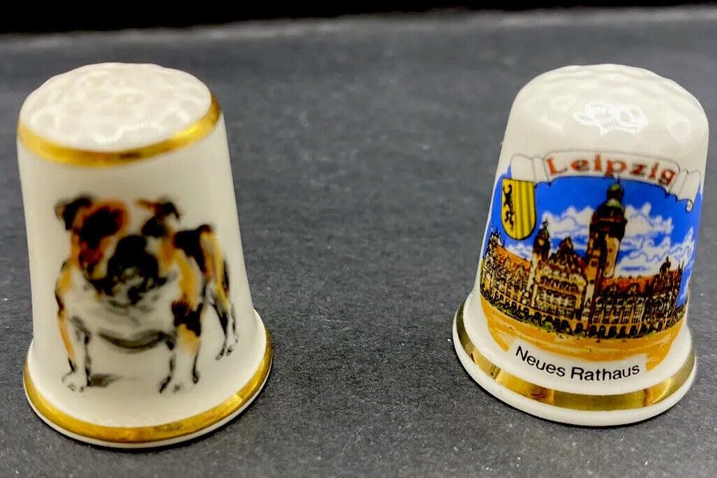 BullDog and Leipzig Neues Rathaus Thimbles