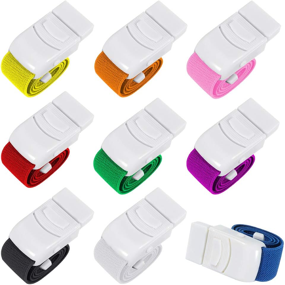 SUI-lim 9 Pcs Tourniquets First Aid Quick Emergency Buckle Tourniquet Outdoor Strap Emergency Buckle Tourniquet