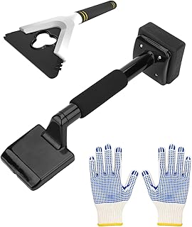 Carpet Knee Kicker Tool Kit with Carpet Tucker, Stretcher Tools for Carpet Stretching and Tucking with Anti-slip Gloves for Carpet Installation Work
