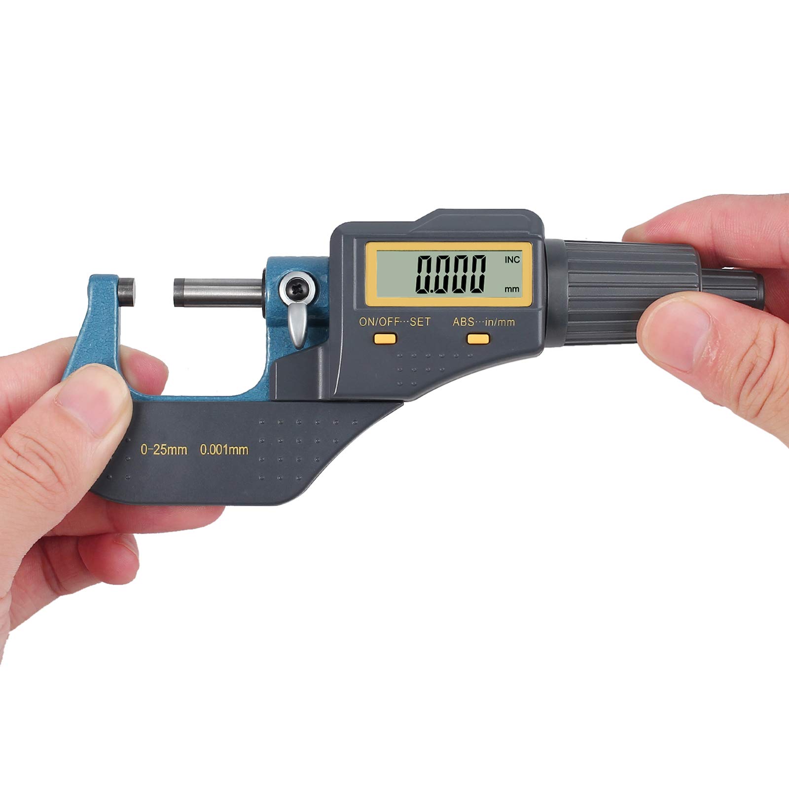 Proster Digital Outside Micrometer 0-1" Electronic Micrometer Inch/Metric Diameter Caliper 4