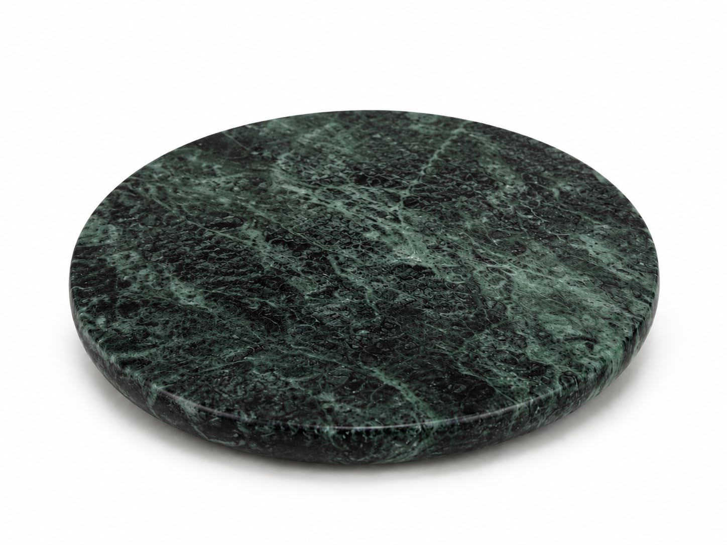 Green Marble Rolling Board, Round, 10 Inch, Smooth Polished, for Roti, Paratha, Puri and Pizza (10 Inch, Green Color)-image-46