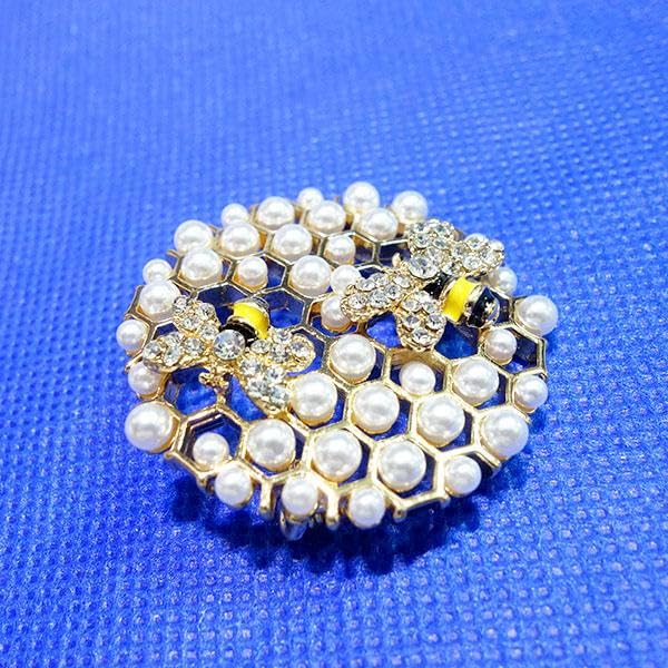 ピンズ ピン バッジ ブローチ バッヂ (蜂 蜜蜂 ミツバチ) - 製品詳細