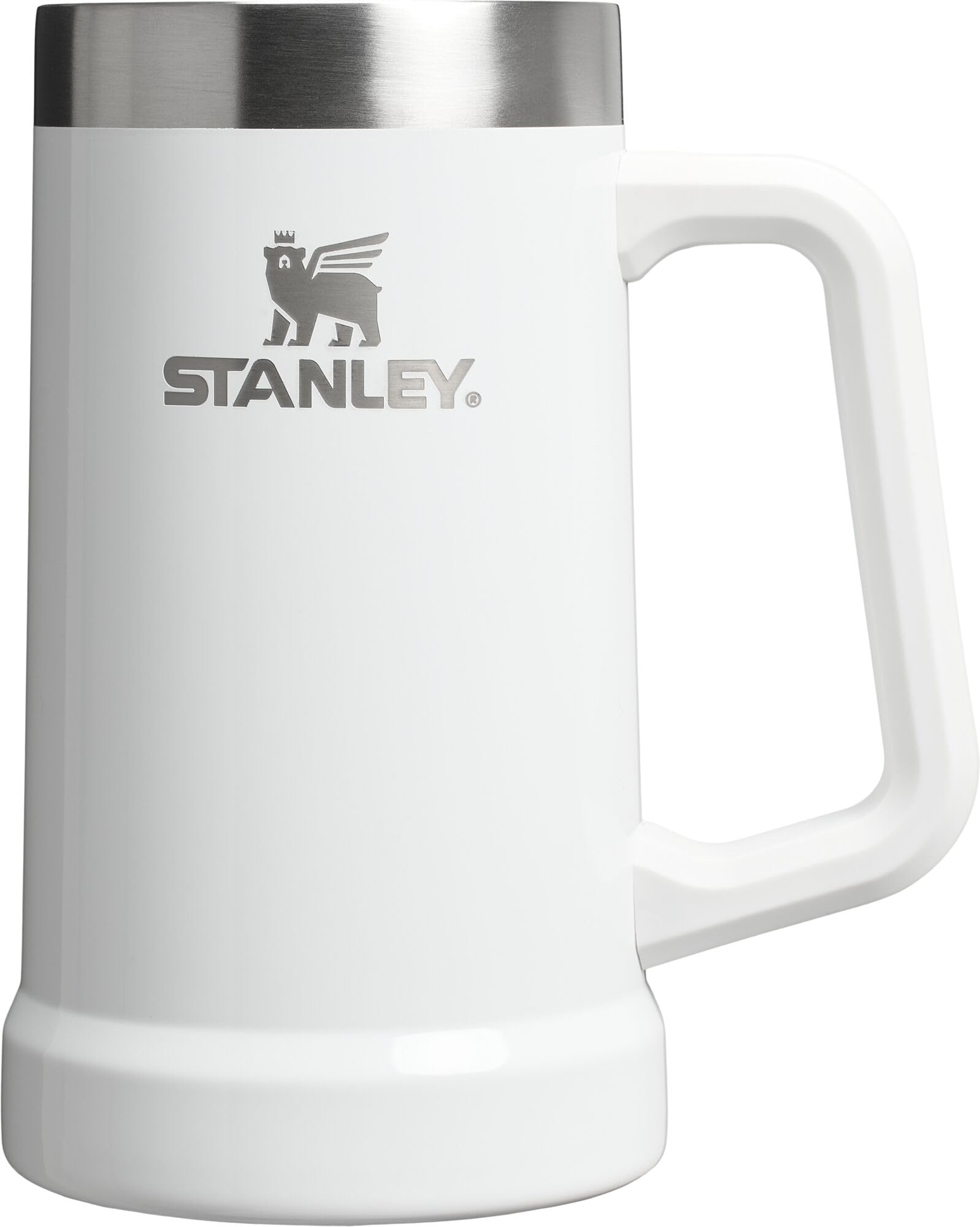 Stanley Stay-Chill Beer Stein 24 oz Heavy Duty Big Grip Handle Beer Tumbler Drink Cup Holds 2 Cans