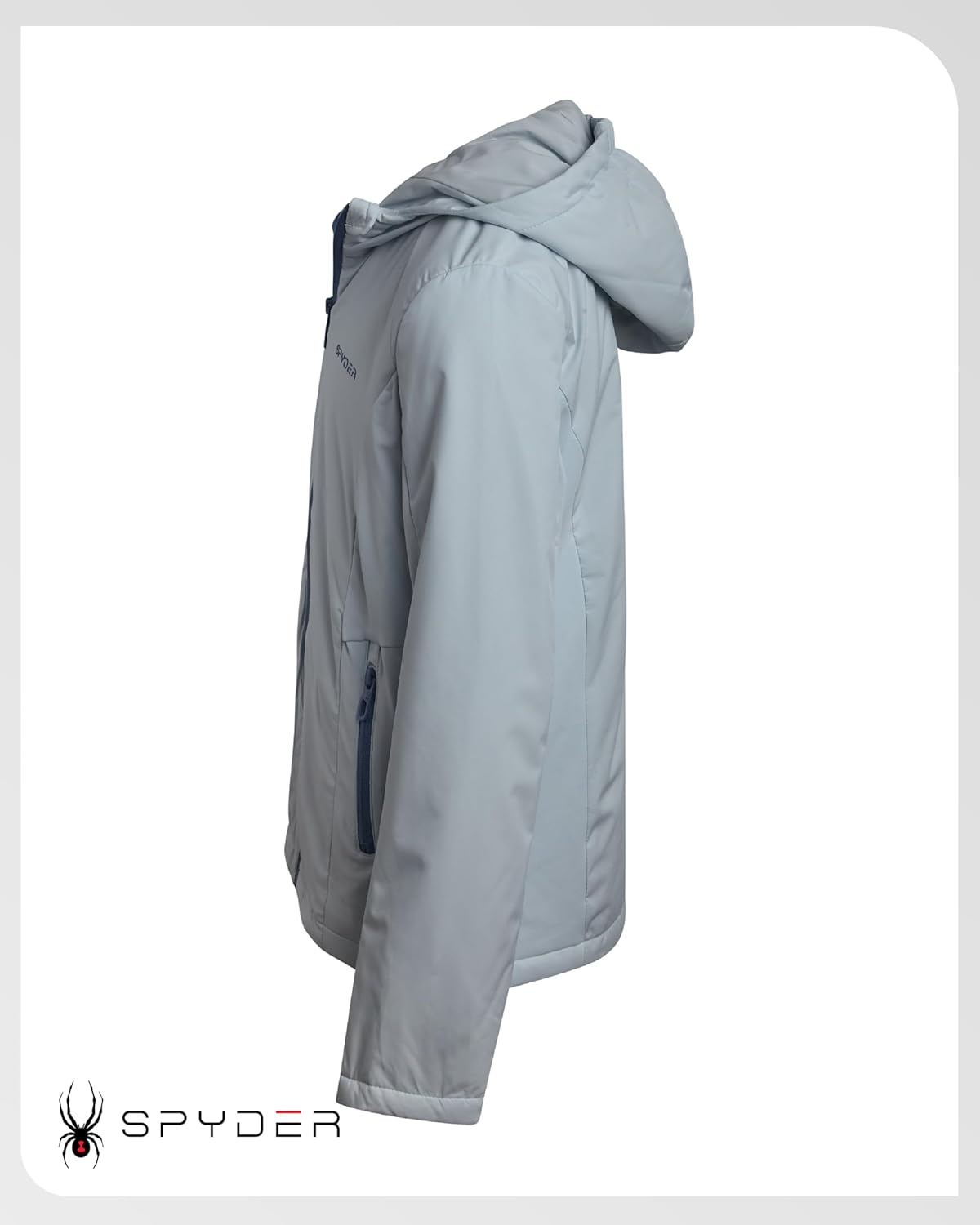 Spyder Girls Windbreaker Jacket - Lightweight Insulated Water and Wind Resistant Jackets for Girls Zip Up Kids Outerwear Coat - Image 6