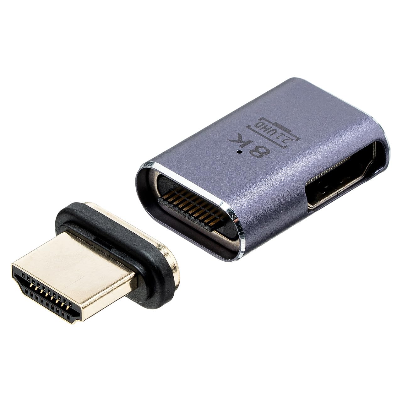 Amazon | サンワダイレクト HDMI 変換アダプタ マグネット 左向き 8K