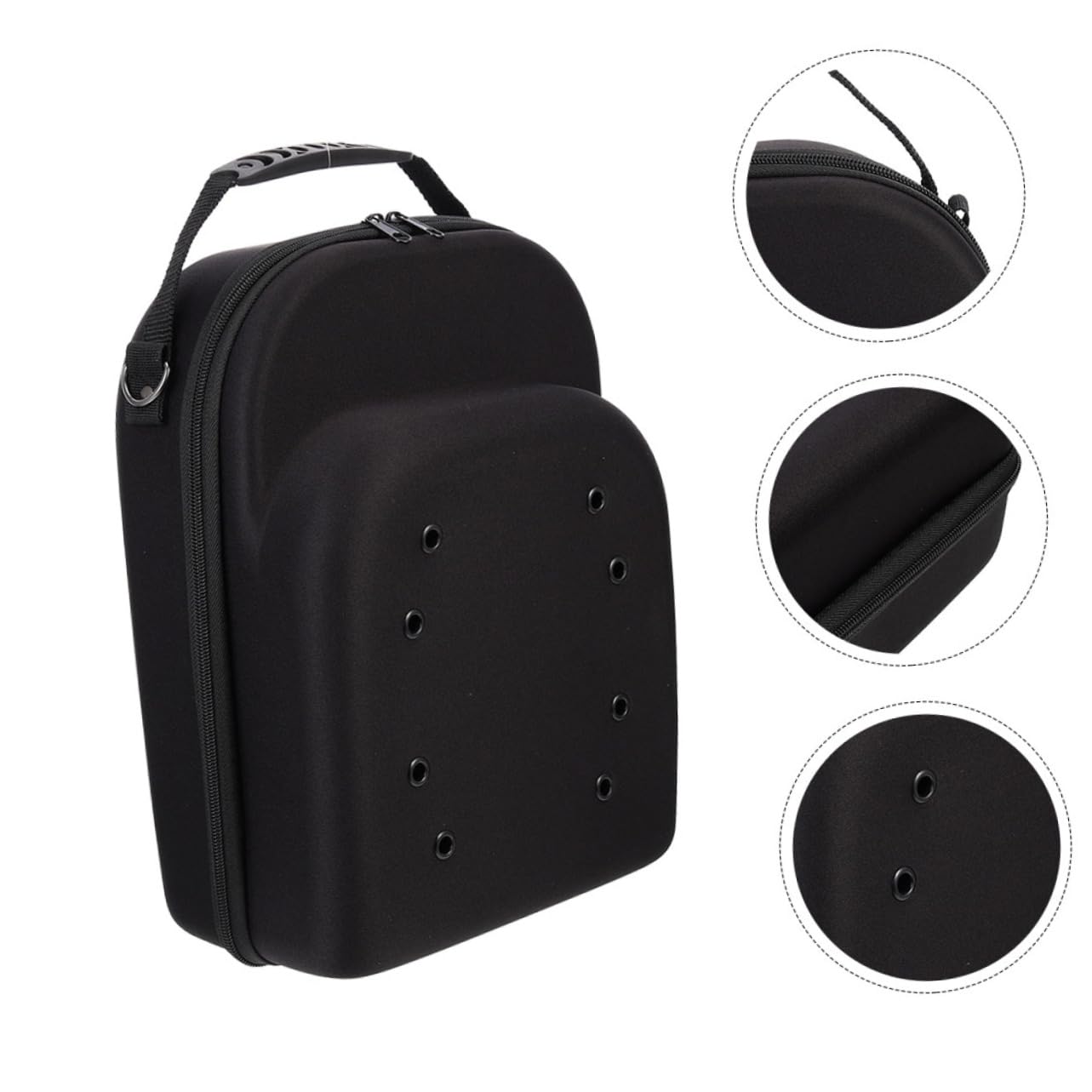Homoyoyo Custodia Rigida Viaggio per Cappelli da Baseball in Eva, Organizer Portatile e Protettivo Dimensioni 33x26x14 Cm, per Trasporto e Conservazione