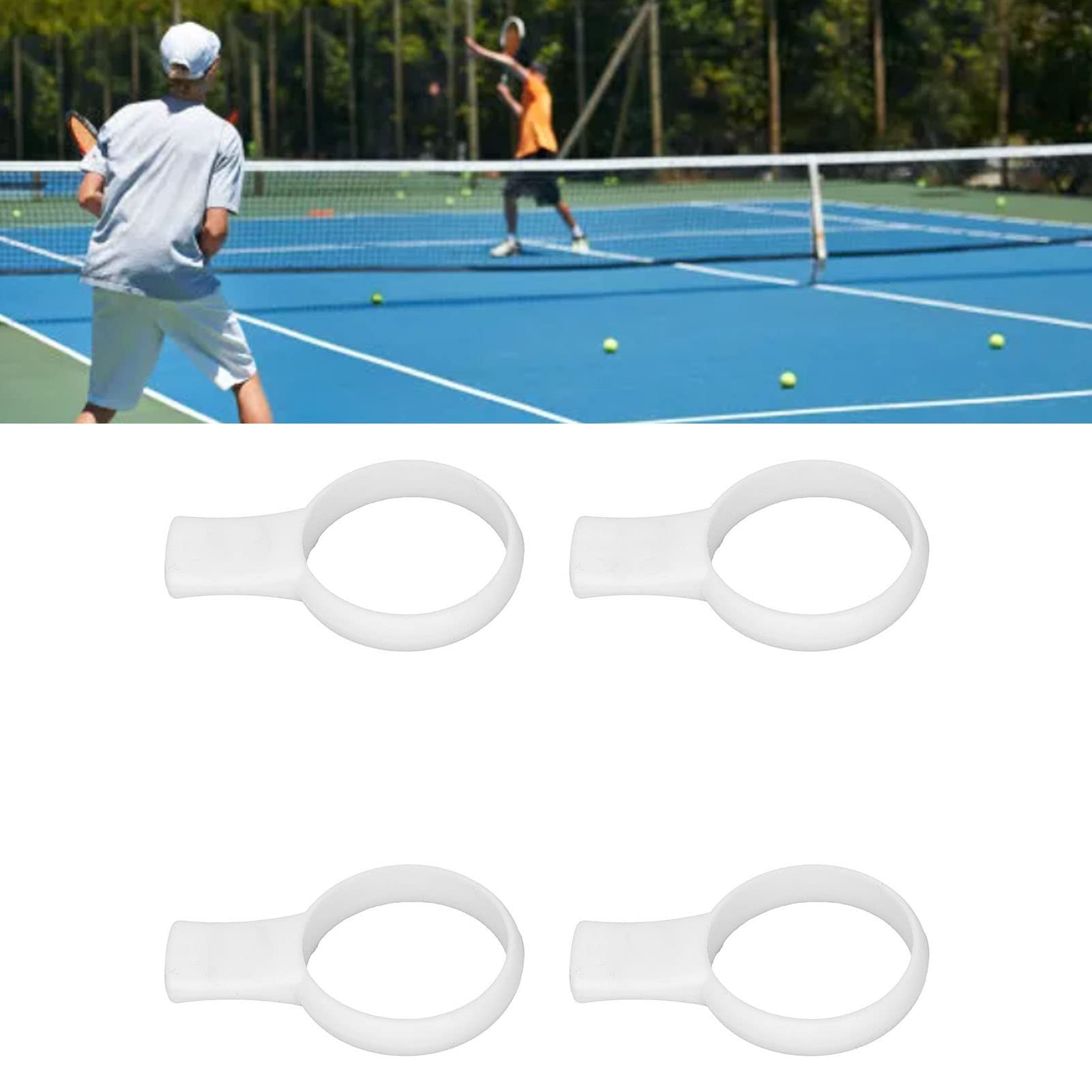 Tennis Grip Trainer Aid Silicone Easy Grip Racket Trainer Tool