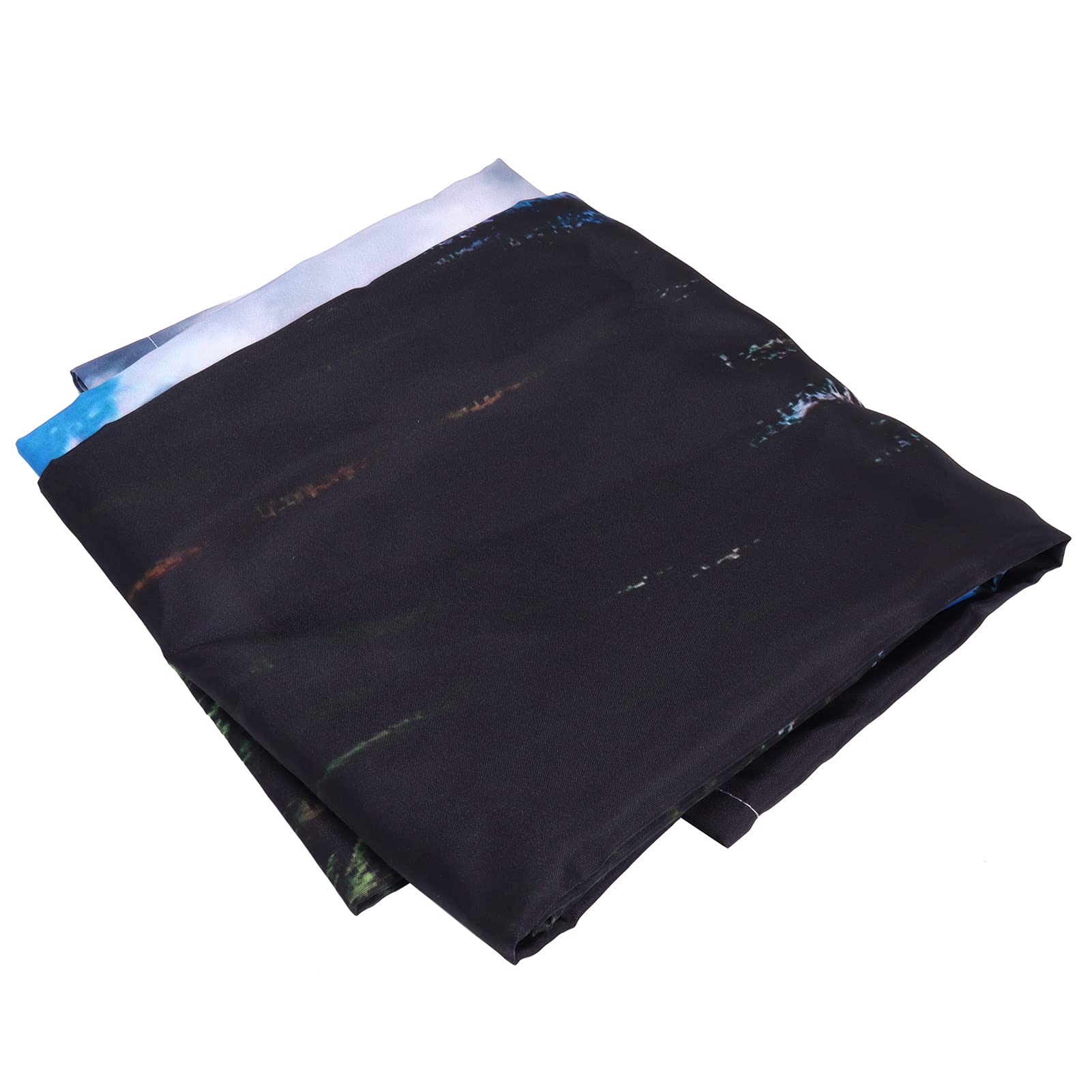 Rideau de douche imperméable paysage 180x180 cm avec anneaux pour décoration de bain