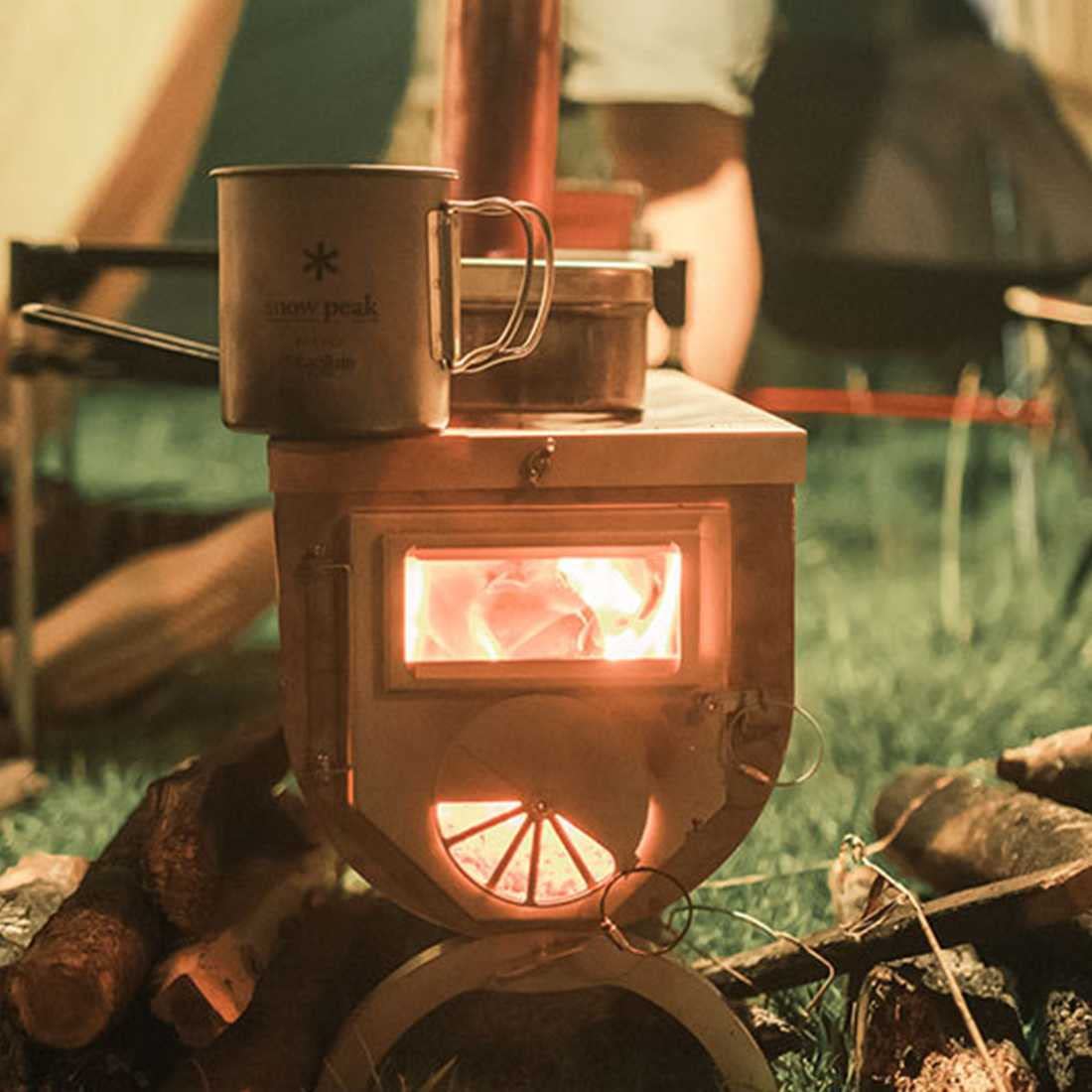 Amazon.co.jp: 薪ストーブ 2.5M/3M煙突 折りたたみ 薪ストーブキャンプ