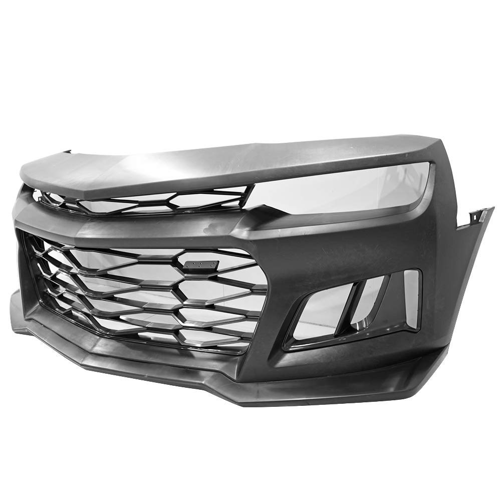 Buy IKON MOTORSPORTS, Front Bumper Cover w/Chrome Headlights Foglights