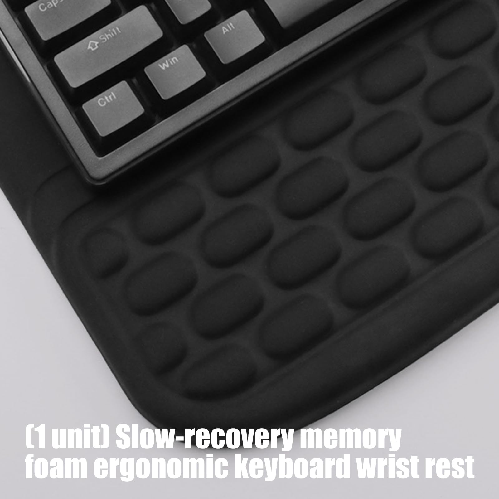Coussin de poignet pour clavier en mousse à mémoire de forme pour réduire le stress - Repose-poignet durable
