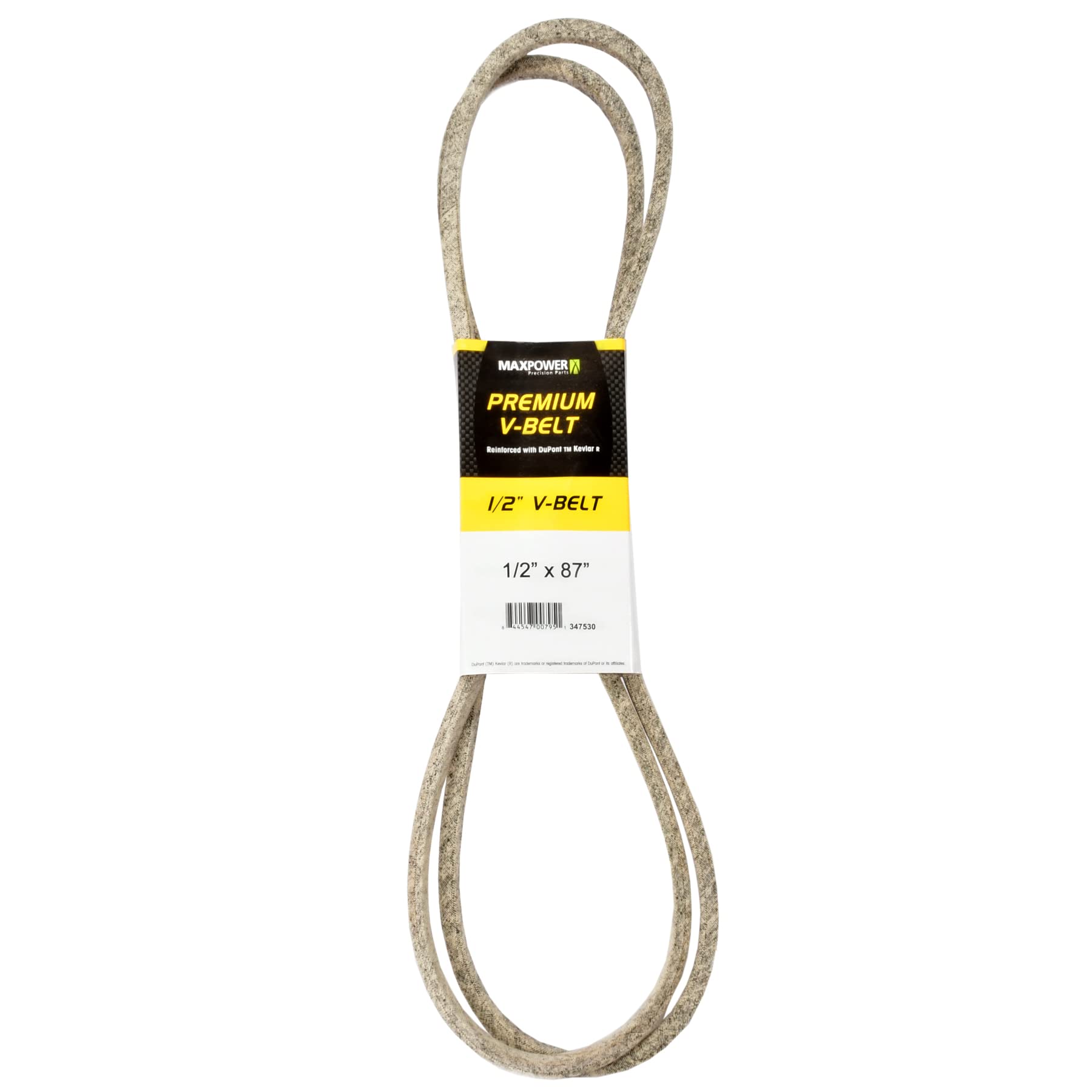 Courroies MaxPower 347530, renforcé au kevlar, 1/​2" x 87" - 4L870 - longueur extérieure L(a) 2210 mm.