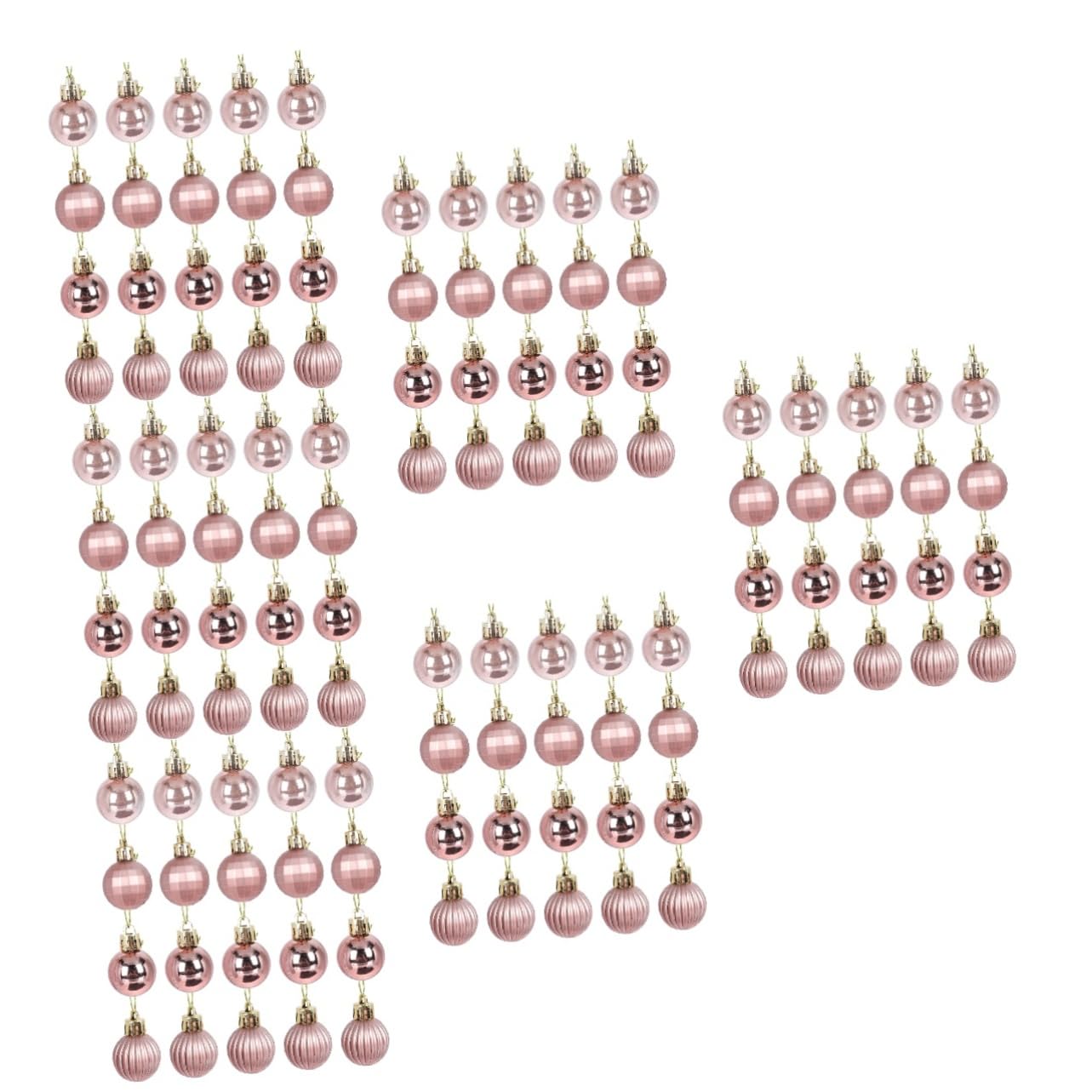 Amosfun 144 Pz Di Natale Palla Da Appendere Di Natale Artigianato Da Appendere Alla Festa Di Decorazione Dell'albero Di Ornamento Palla Di Palline Di Pvc