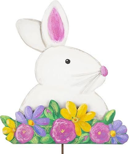 The Round Top Collection - Conejo en flores - Metal