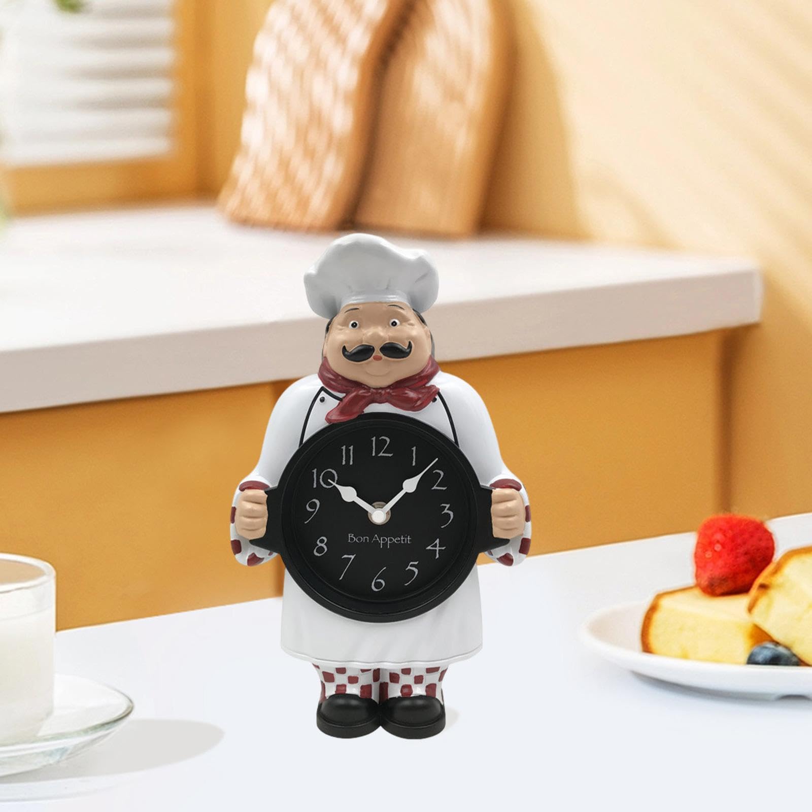 Horloge Murale Avec Réveil Horloge Réveil Fruit - Horloge Table Agrumes Mignons Imprimée En 3D Réveil Design 3D