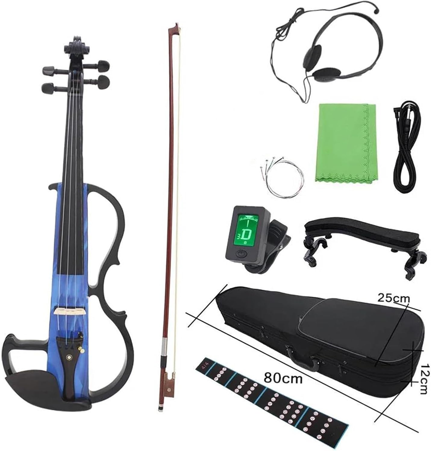 フルサイズのバイオリン 4/4 エレクトリック バイオリン メープル