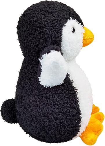 Miniatura 3 de Juguete de peluche de pingüino de peluche blanco y negro, juguete suave para niños y niñas, regalos de cumpleaños para niños o novia, 8.5 pulgadas