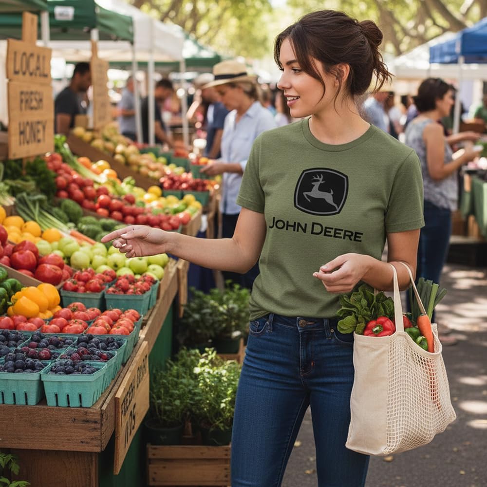 John Deere 13002468Cb Camiseta De Manga Corta Con Arte
