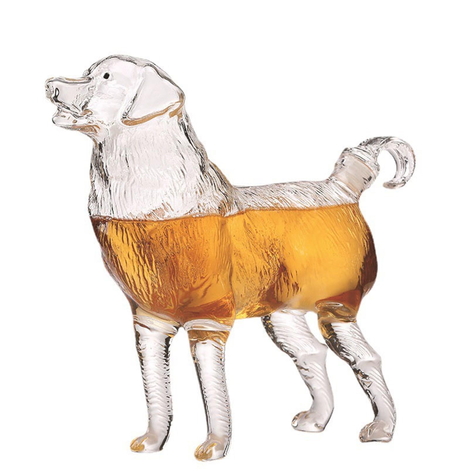 Amazon.co.jp: 犬用ウイスキーデカンタ、鉛フリーガラス子犬動物