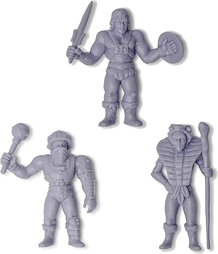 Masters of the Universe M.U.S.C.L.E. 3-Pack: He-Man,Teela, Man-at-Arms