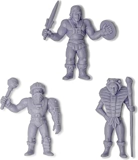 Masters of the Universe M.U.S.C.L.E. 3-Pack: He-Man,Teela, Man-at-Arms