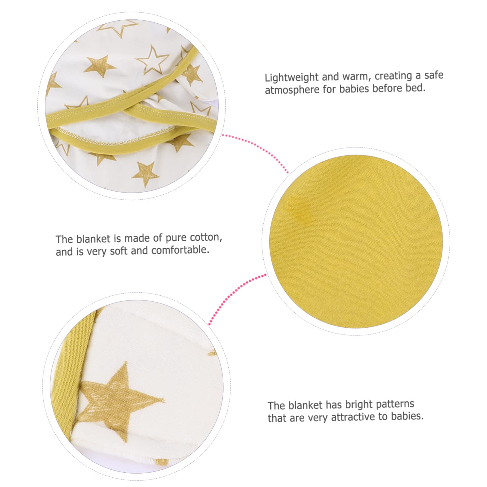 CIMAXIC 2Pcs Newborn Lightweight for Boy Girl Months Comfortable for Crib Sleeping for Summer and Layering Cooler Weather