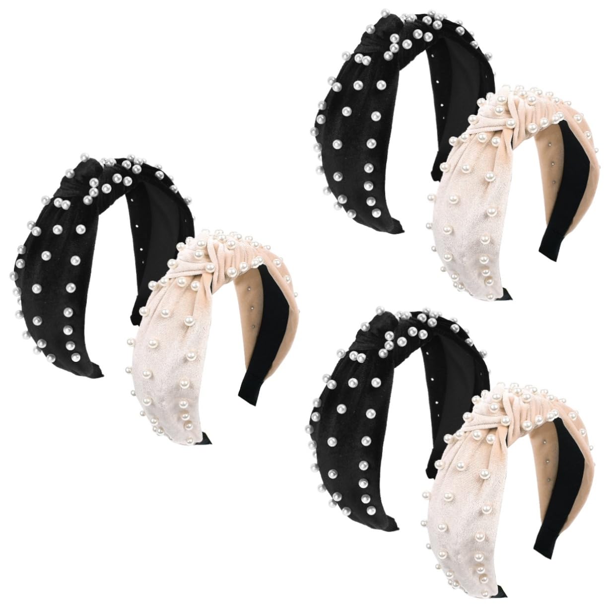 FRCOLOR 3 Juegos De Diademas De Estilo Vintage Para Mujer Con Pinza Para El Pelo Con Accesorios Para El Cabello Para Niñas Y Mujeres 2 Unidades X 3