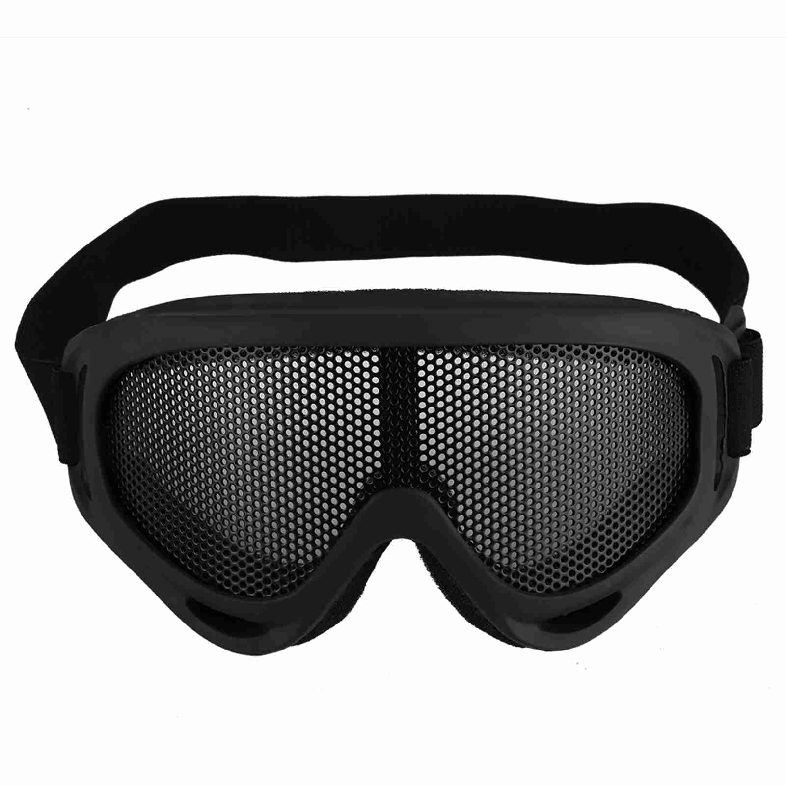 Demeras Men's Default Tactics Mesh Goggles Headband Googles For Hunting Airsoft Protective Gear(Black)