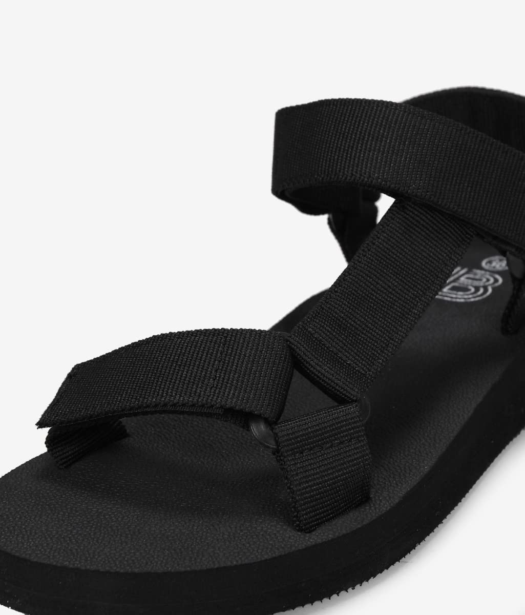 BOSANOVA Sandales de sport fabriquées en textile avec semelle en caoutchouc EVA de 2 cm de large. Fermeture avec velcro réglable à la cheville et empeigne Chaussures pour femme