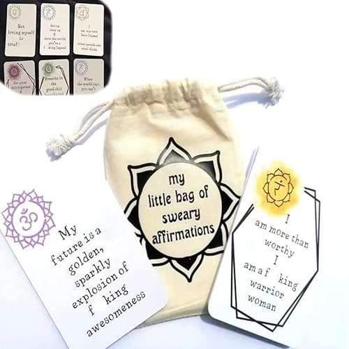 Juego de 16 tarjetas de afirmación de regalo - Aumenta la confianza en uno mismo, mejora la concentración y promueve el pensamiento positivo