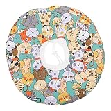 FONDOTIN Katzenkegel -genesungshalsband Dekoratives Katzenhalsband Bequemes Katzenhalsband Haustierhalsband Nach Operationen Haustier-baumwollhalsband Anti-beiß-