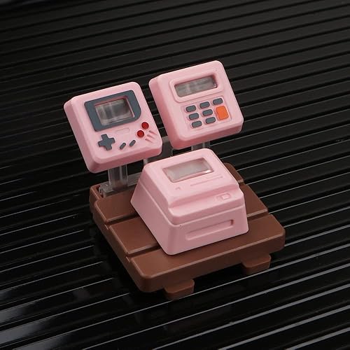 Miniatura 7 de Linda tecla con diseño 3D ESC R4 personalizado para teclado mecánico, mini teclado retro para videojuegos (blanco) Blanco,Gris,Rosado,Rojo -,Negro -